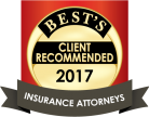 Best's Client Recommended 2017 Insurance Attorneys