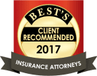 Best's Client Recommended 2017 Insurance Attorneys